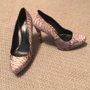 Snakeskin heels